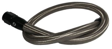 Fleece Performance 39.50 Inch 12 Valve Cummins Coolant Bypass Hose Stainless Steel Braided