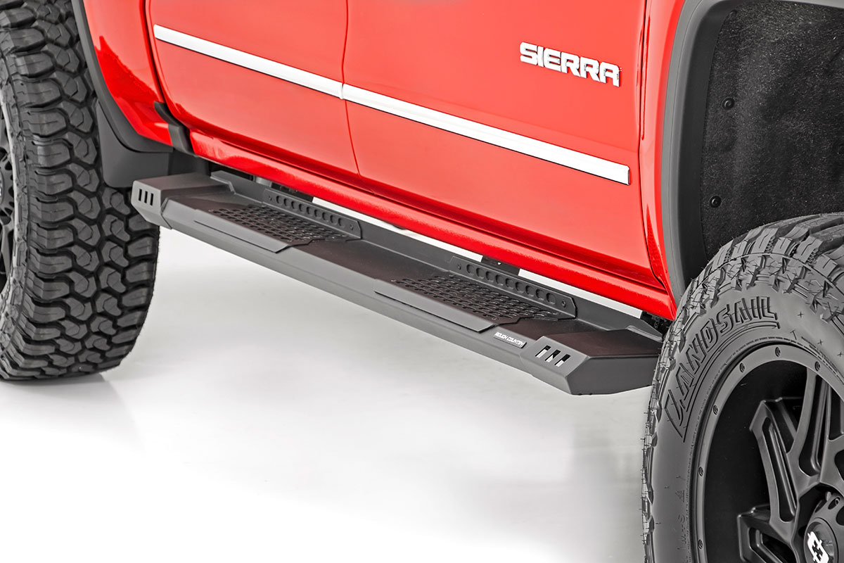 Rough Country HD2 Running Boards 07-19 Silverado/Sierra Ext Rough Country HD2 Running Boards 07-19 Silverado/Sierra Ext